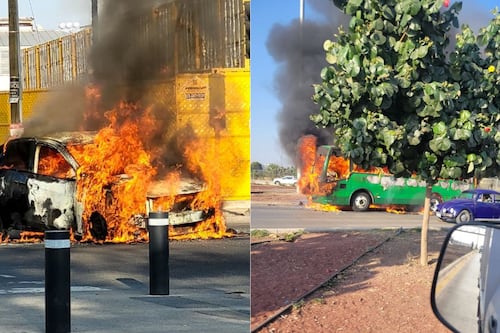 Activan Código Rojo por narcobloqueos y quema de vehículos en varios municipios de Jalisco
