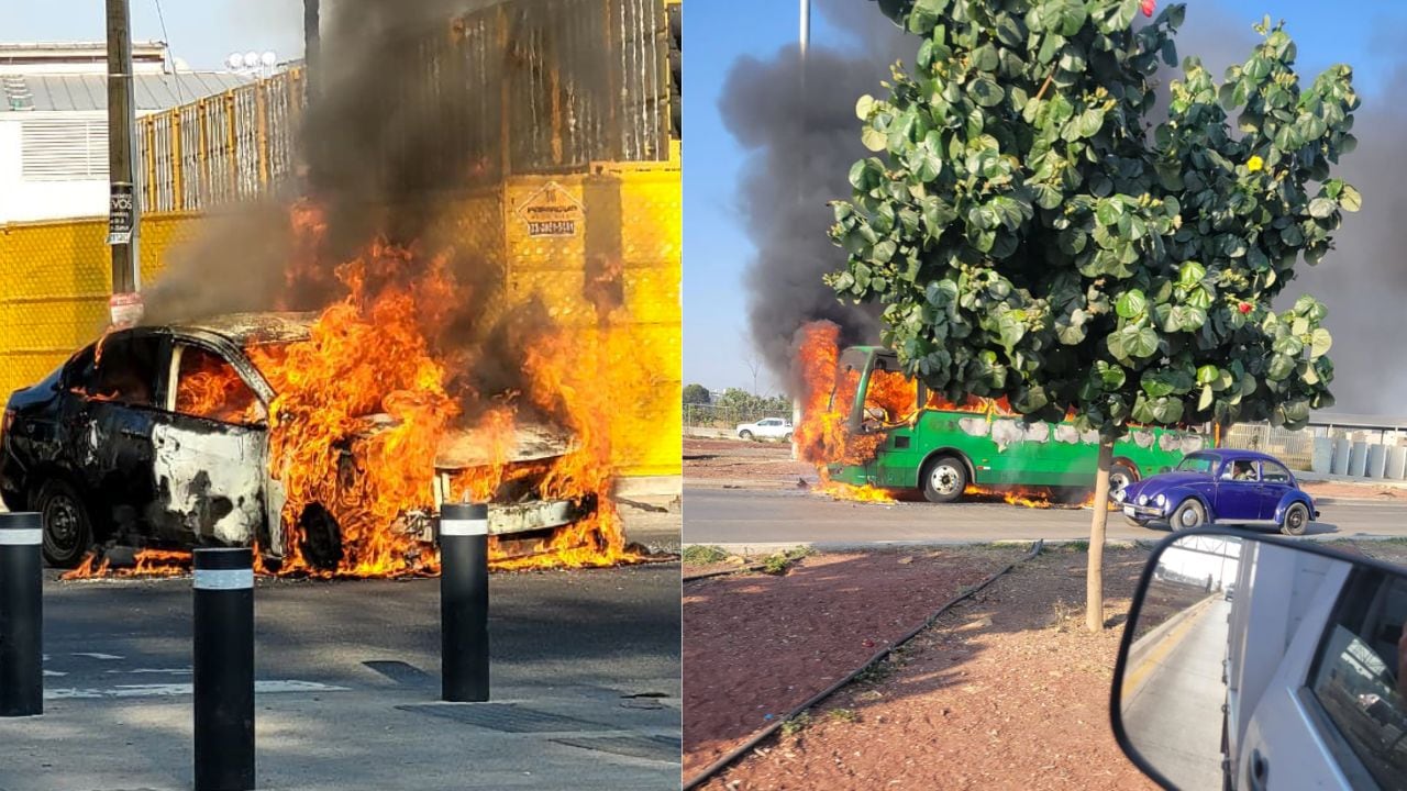 Bloqueos carreteros y violencia en Jalisco