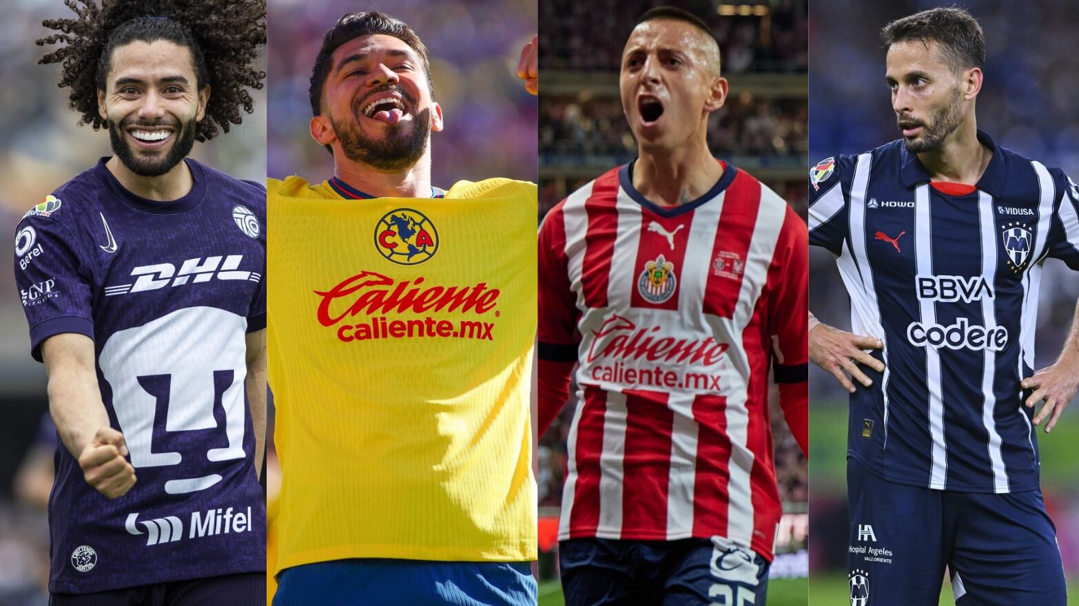 Pumas, América y Monterrey dependen de sí mismos, mientras que Chivas espera una combinación de resultados.