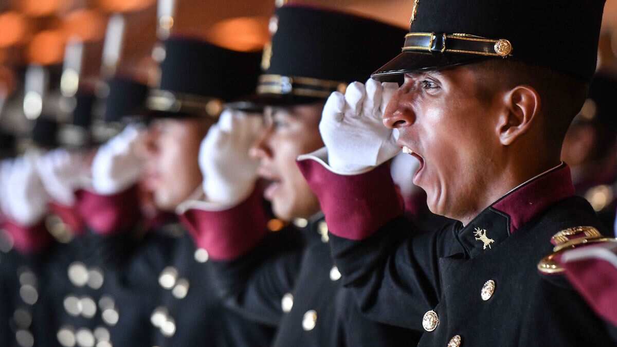 Imagen ilustrativa de los cadetes del Heroico Colegio Militar. (Cuartoscuro)