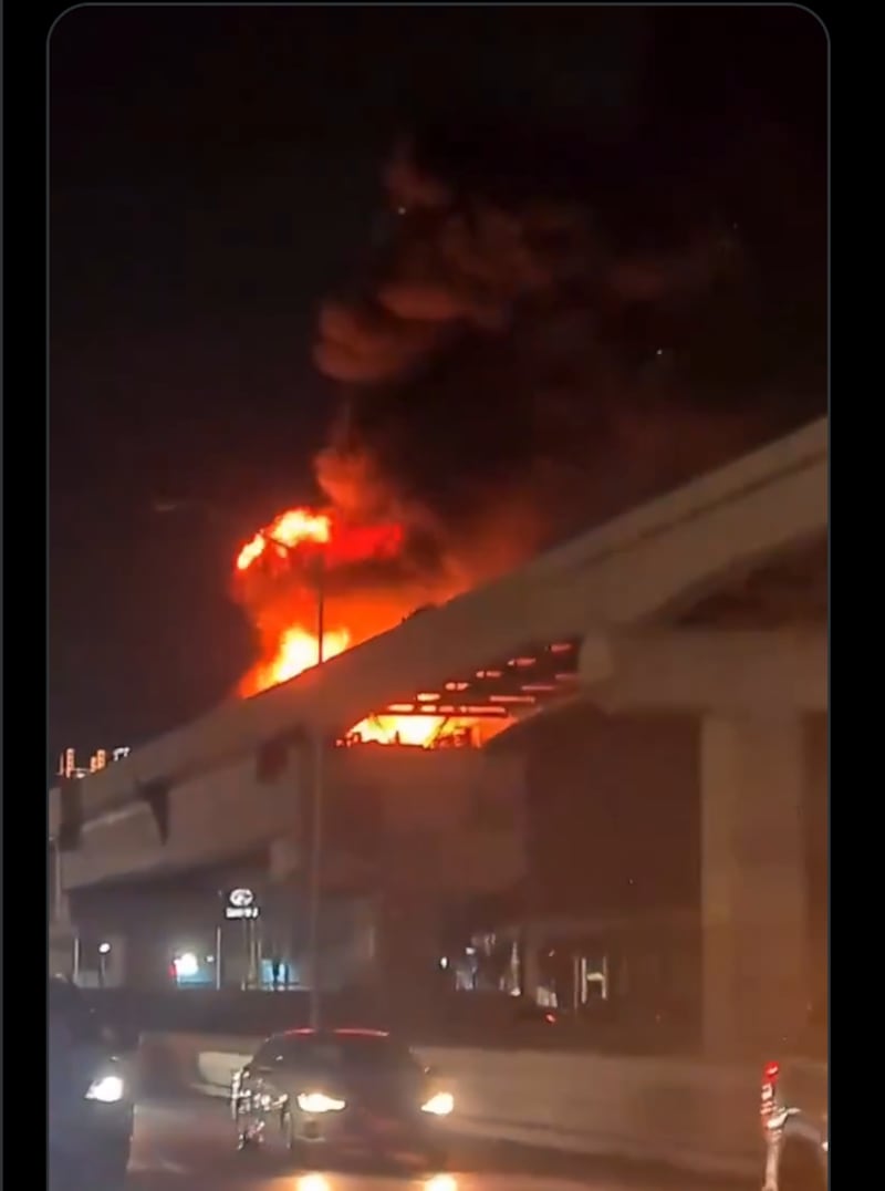 Metro incendio Monterrey