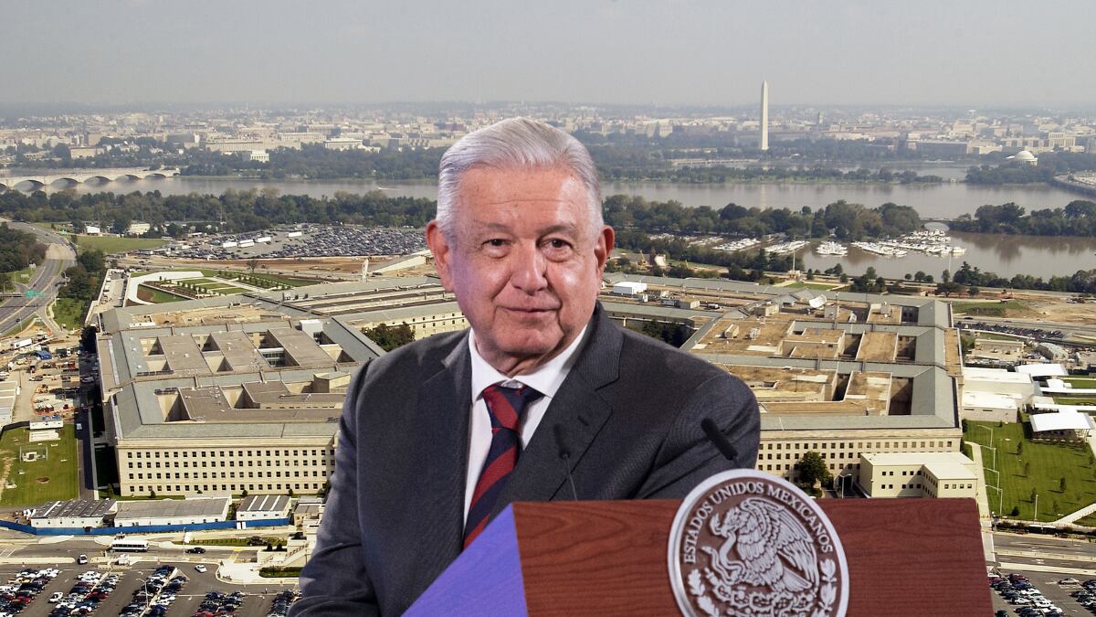 AMLO despotrica contra el Departamento de Defensa de Estados Unidos.