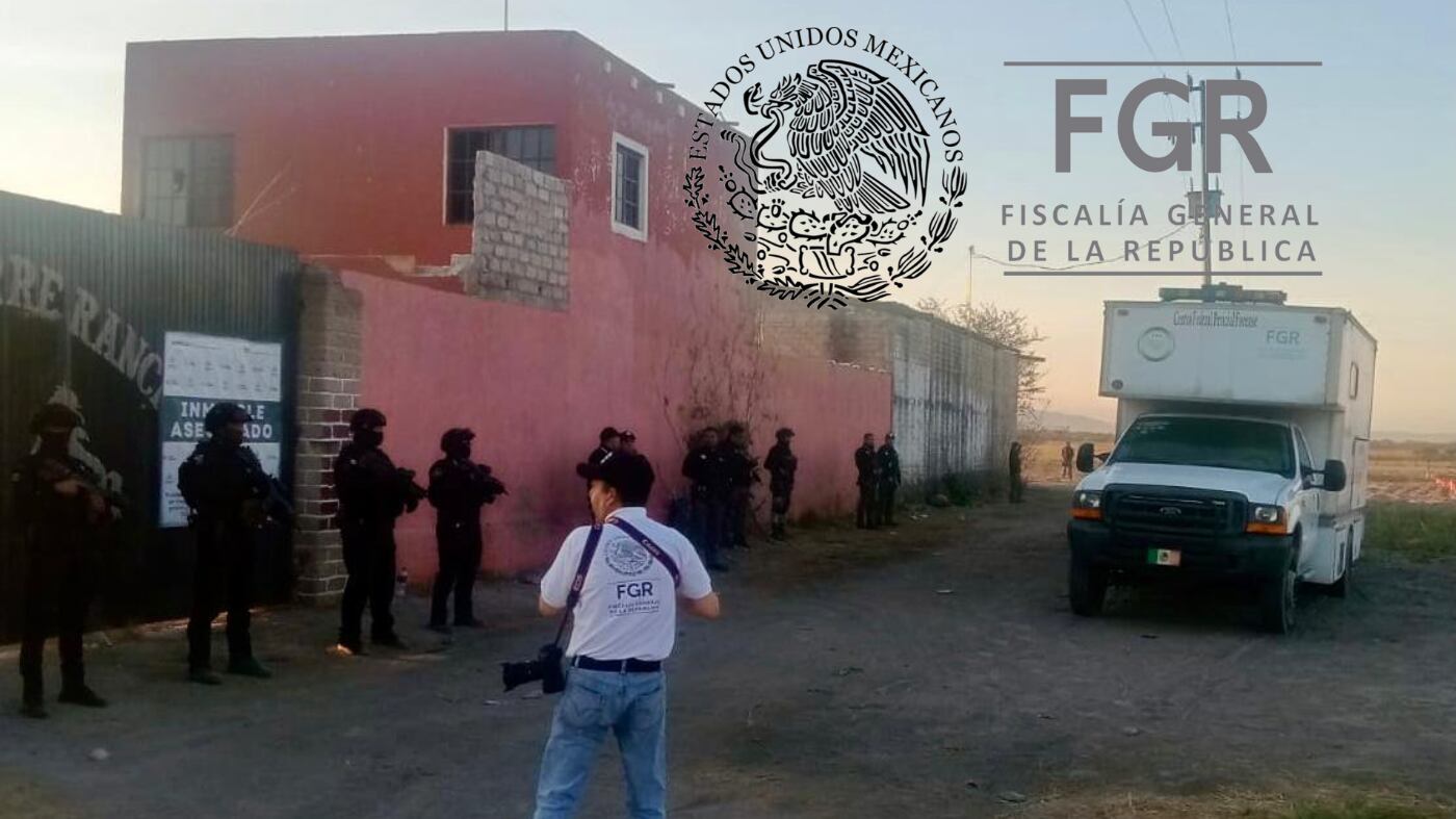 El Gobierno de Jalisco informó que la FGR ya resguarda el Rancho Izaguirre. ESPECIAL/ FISCALÍA DEL ESTADO DE JALISCO