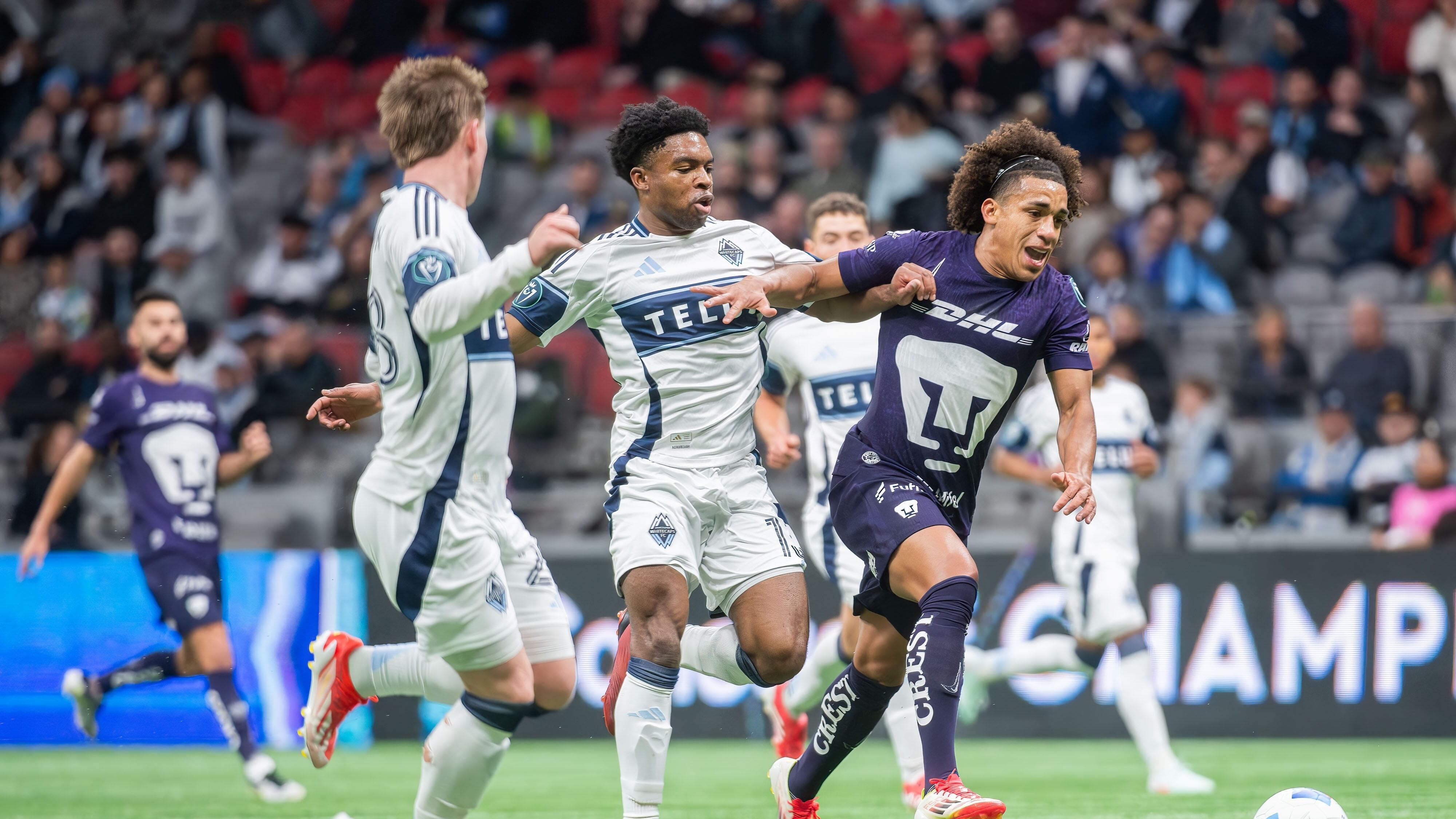 Pumas y Vancouver igualaron en el duelo de ida.