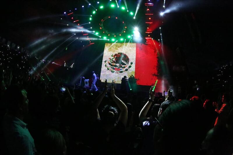 La agrupación agradeció estar en la tierra del tequila y el mariachi.