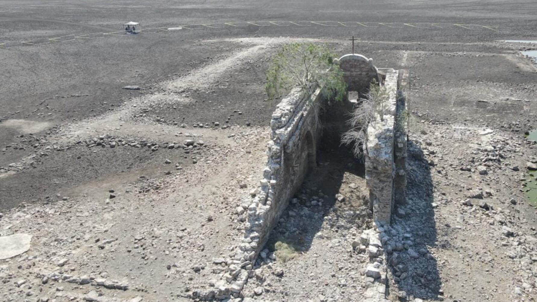 Aquí será la misa en la Presa de El Palote.