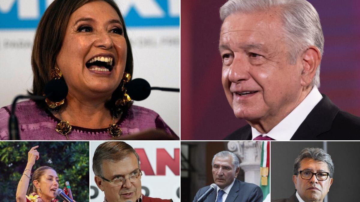 Xóchitl-AMLO-Corcholatas-Sheinbaum