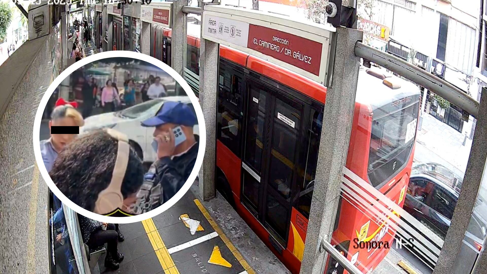 pinchazos en el Metrobús