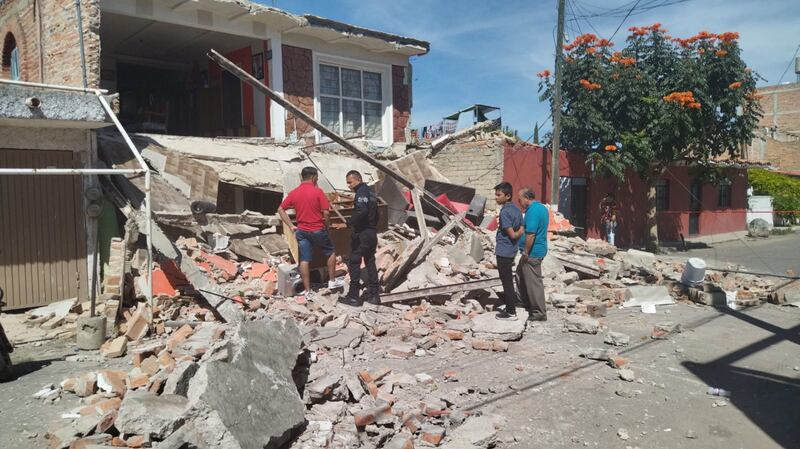 La finca ya presentaba daños que no fueron atendidos y derivaron en el desplome.