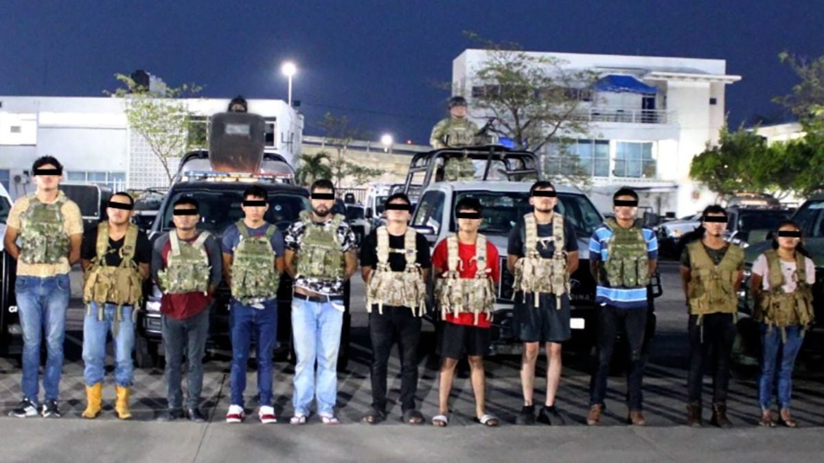 ¡Cae ‘El Pitufo’! Jefe de plaza del CJNG en Tabasco detenido junto a más de 10 miembros criminales