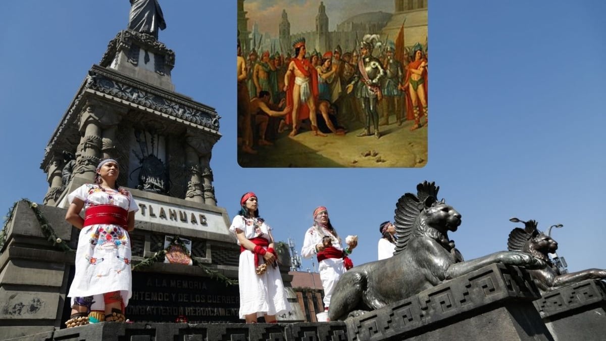 El tlatoani pidió morir a manos de los españoles por no haber defendido a su pueblo.