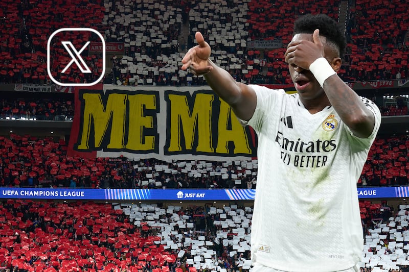 Vinícius se burla de la afición del Atlético de Madrid
