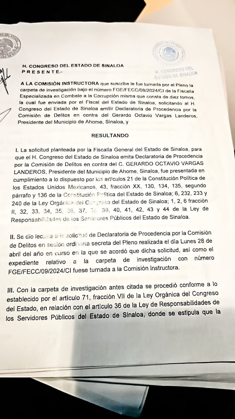 Con la separación inmediata se declarará la vacante del cargo