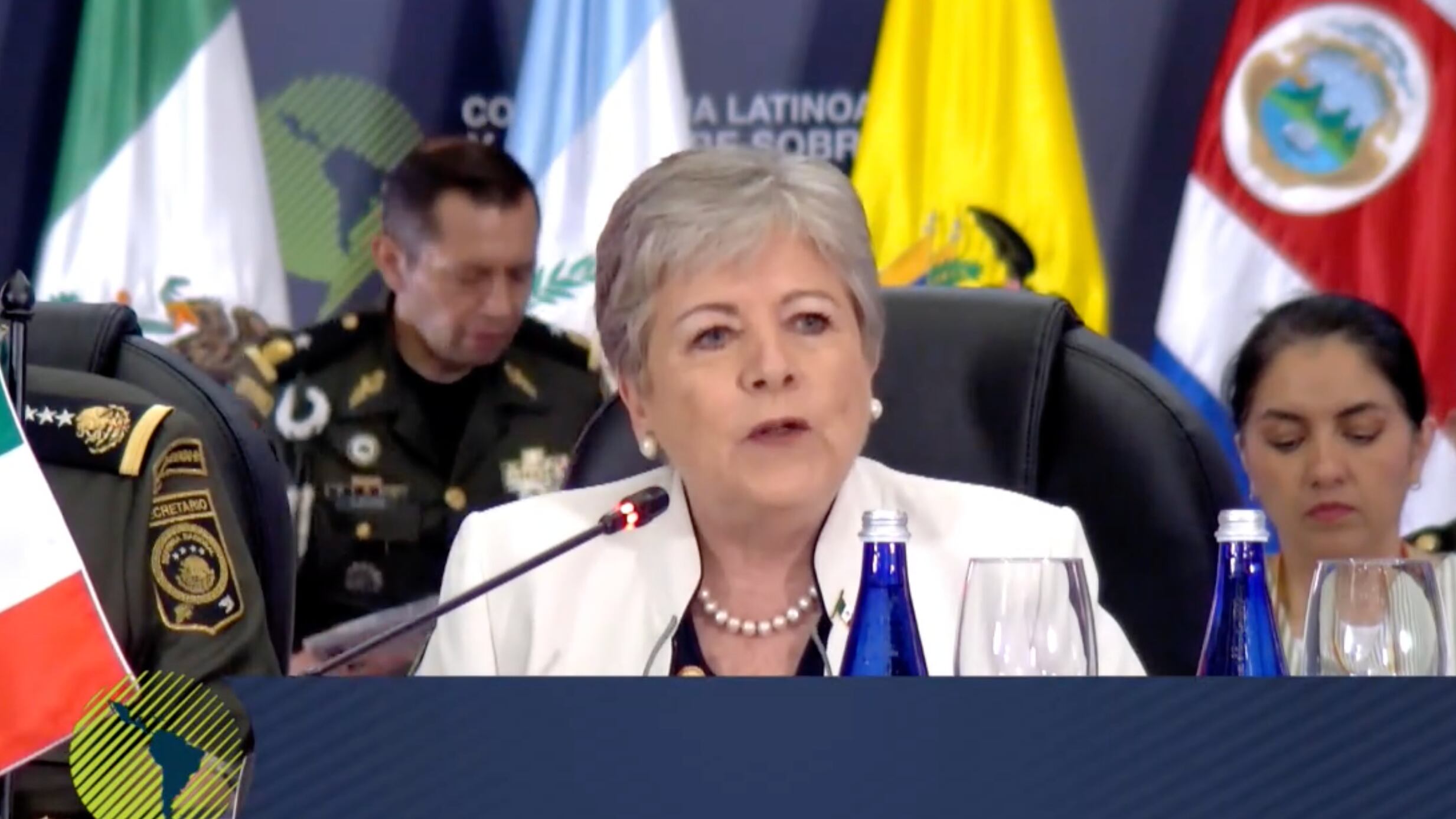 Alicia Bárcena presenta la postura de México sobre el combate a las drogas