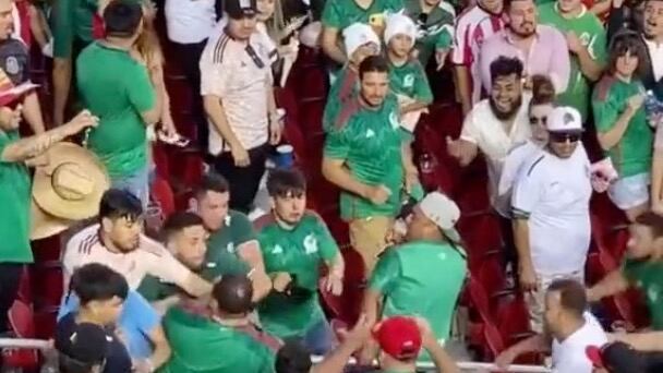 Violencia juego del Tricolor