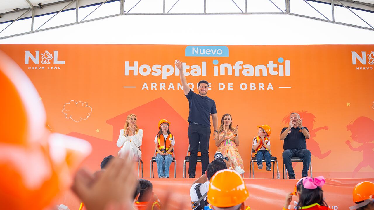 Samuel García arranca construcción de Nuevo Hospital Infantil