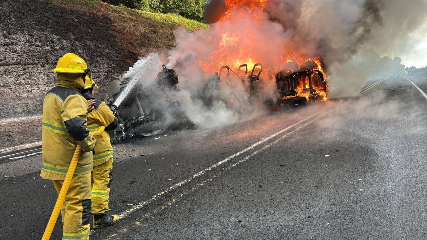 Pipazo en la autopista México-Tuxpan