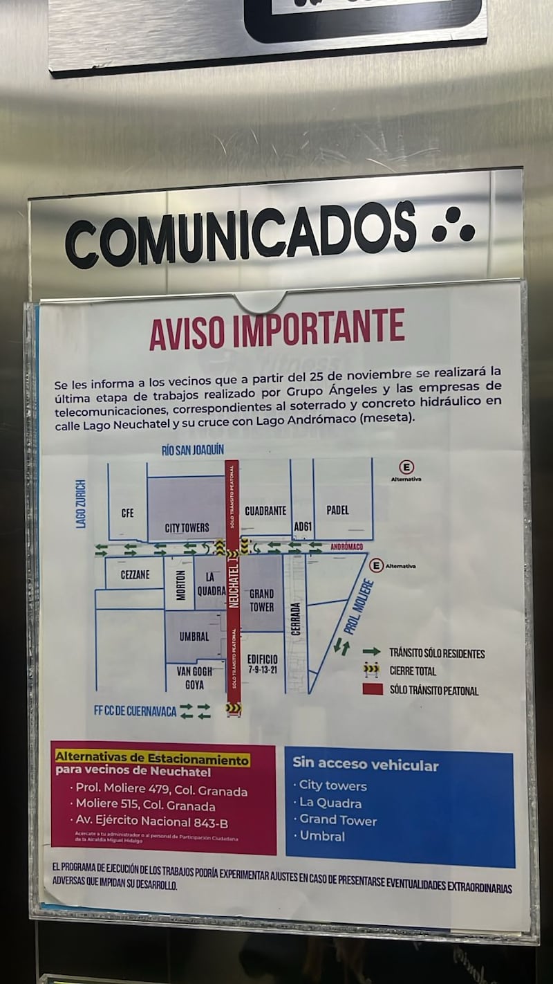 Obras en Lago Neuchatel