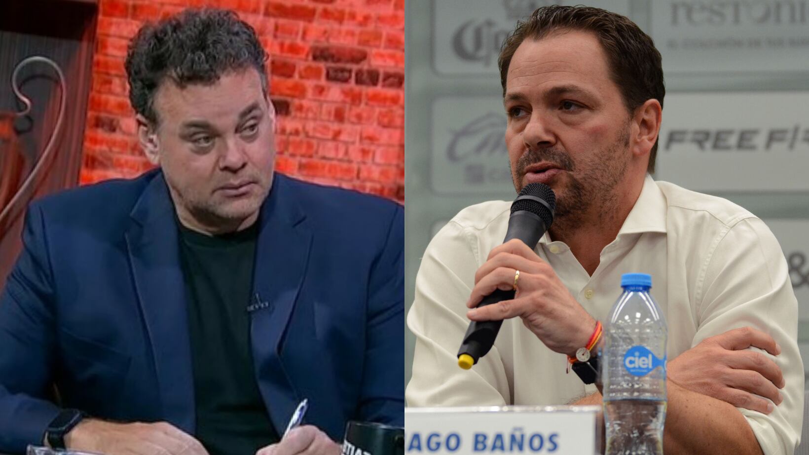 Santiago Baños y David Faitelson se enfrascaron en una pelea en redes.