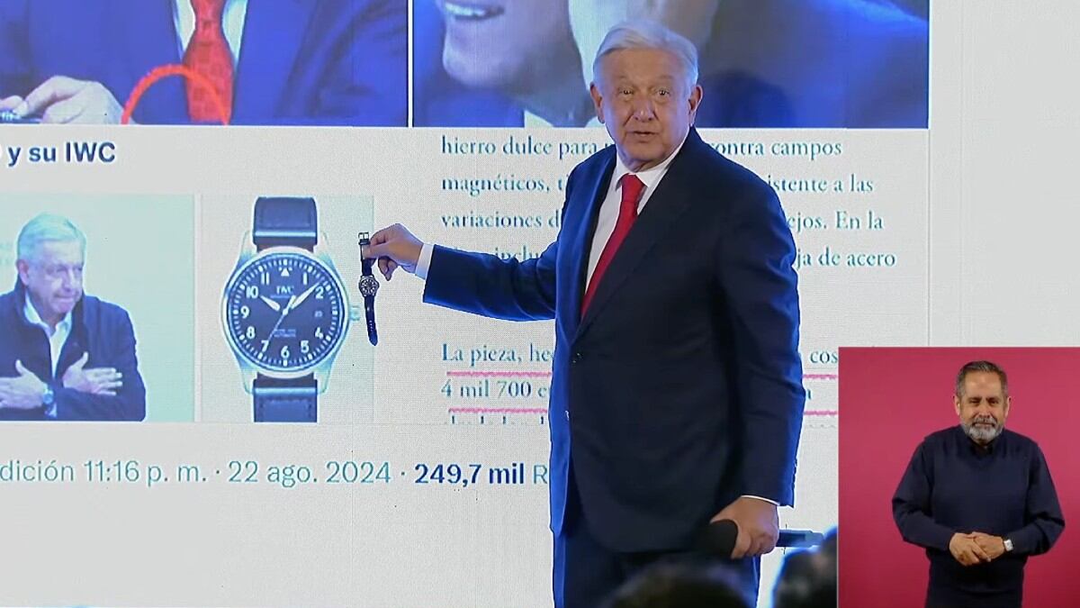 AMLO Reloj Marca