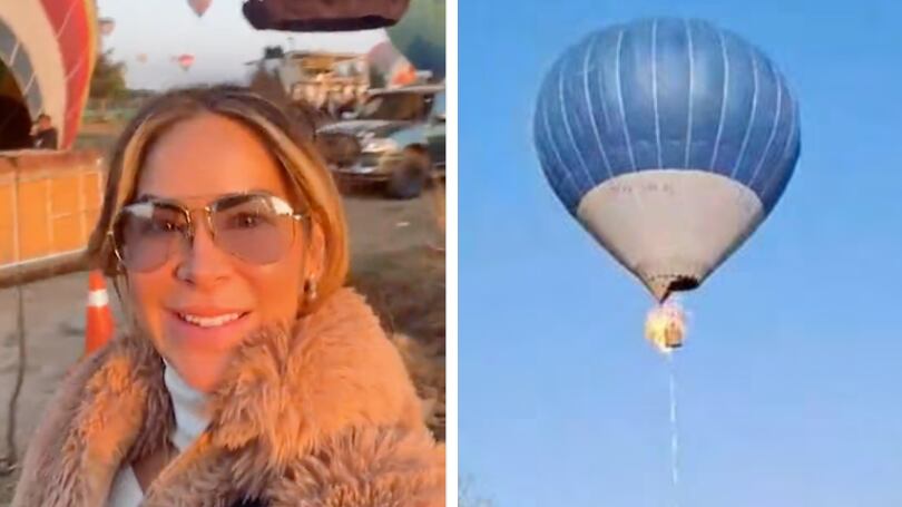Aylín Mujica fue testigo del accidente de el globo en Teotihuacán