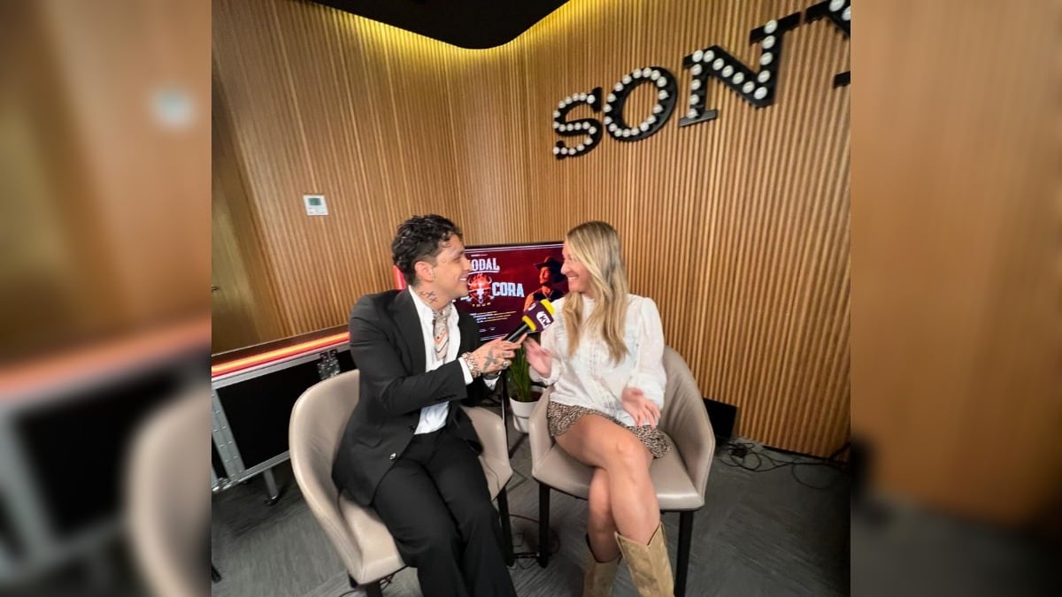 Christian Nodal y Justina Lascano