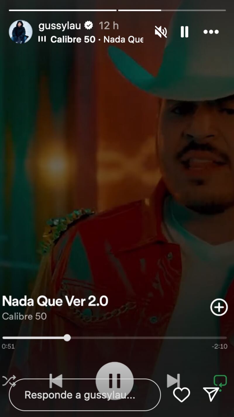 Gussy Lau, ex de Ángela Aguilar, envía indirectas