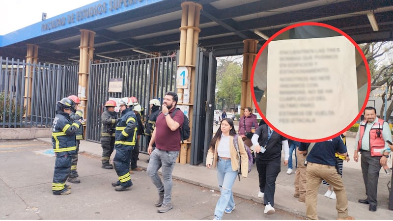 “Estamos de vuelta”: este fue el mensaje que provocó evacuación en FES Iztacala