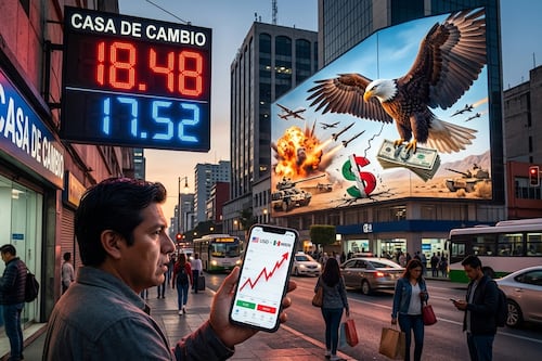 Dólar golpea al peso; ataques reavivan la guerra y el miedo