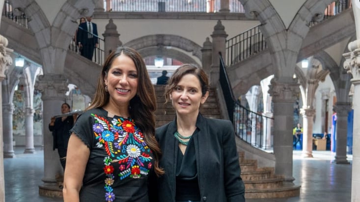 Libia Dennise e Isabel Díaz Ayuso reunidas por segunda ocasión al menos de manera pública.