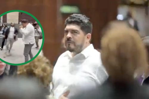 ¿Estaba ebrio? Así retó a golpes Zenyazen Escobar, legislador de Morena, en San Lázaro
