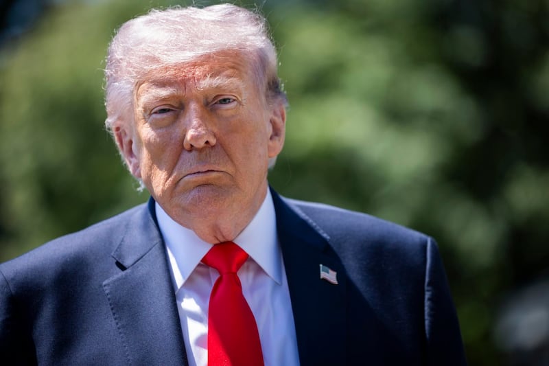 US President Trump speaks on Iran war, Spirit Airlines from White House