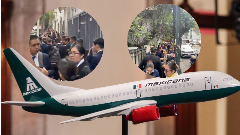 Pilotos y sobrecargos acuden en “manada” a pedir empleo en Mexicana de Aviación