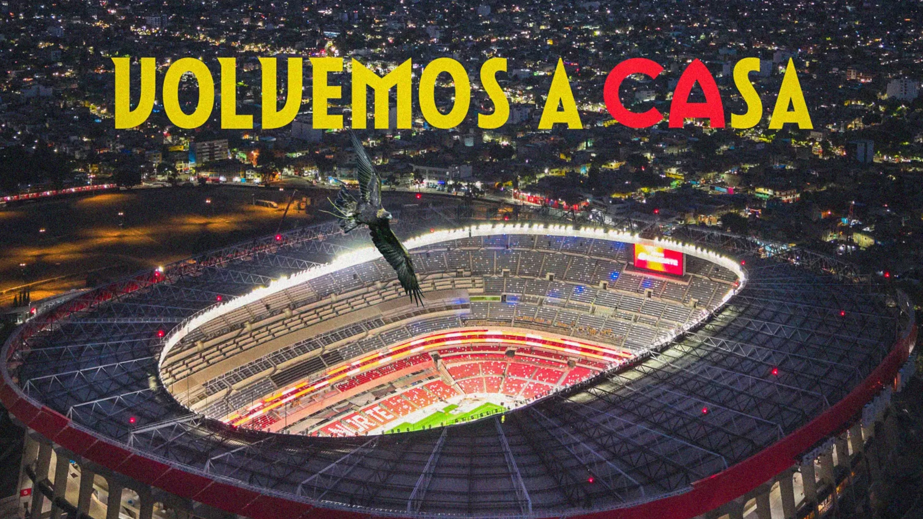 América vuelve al Estadio Azteca.