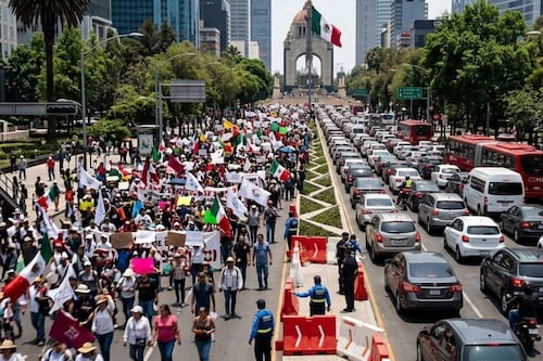 Marchas, conciertos y rodadas complicarán la movilidad en CDMX este sábado 23 de mayo