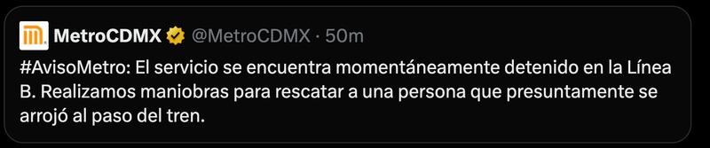 @MetroCDMX