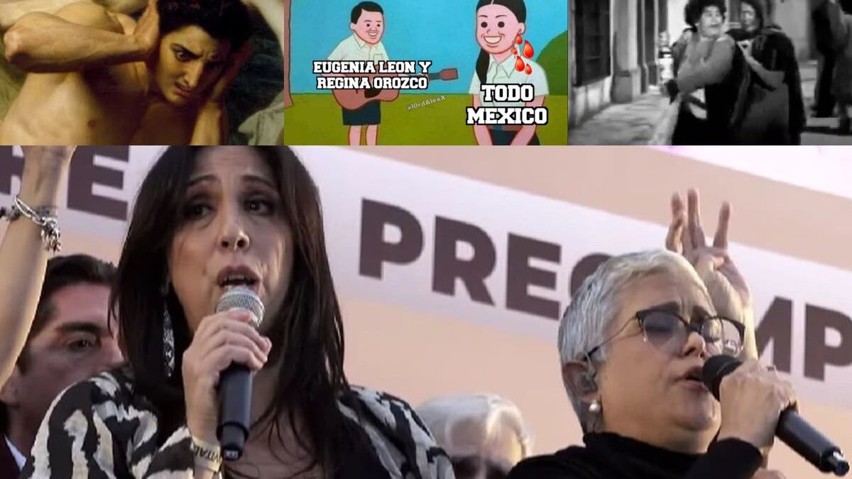 Interpretación del Himno Nacional Mexicano de Regina Orozco y Eugenia León genera risas y memes en redes sociales