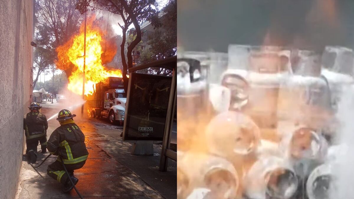 El fuego fue controlado por el Cuerpo de Bomberos de la CDMX. (Especial)
