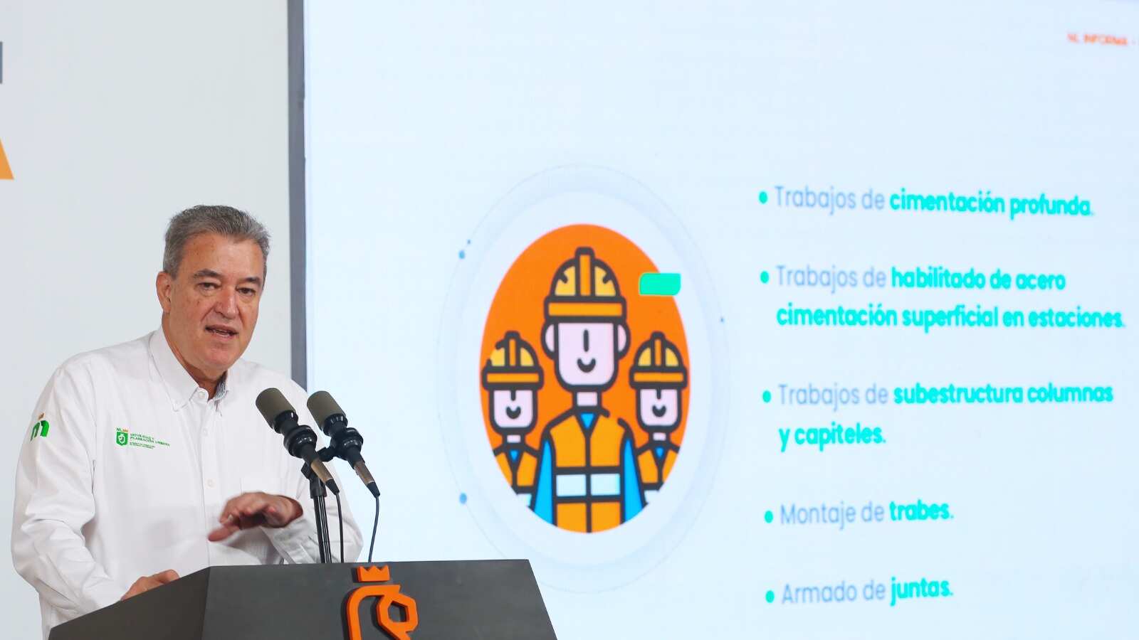 El funcionario estatal indicó que no todas las estaciones estarán terminadas para el Mundial 2026.