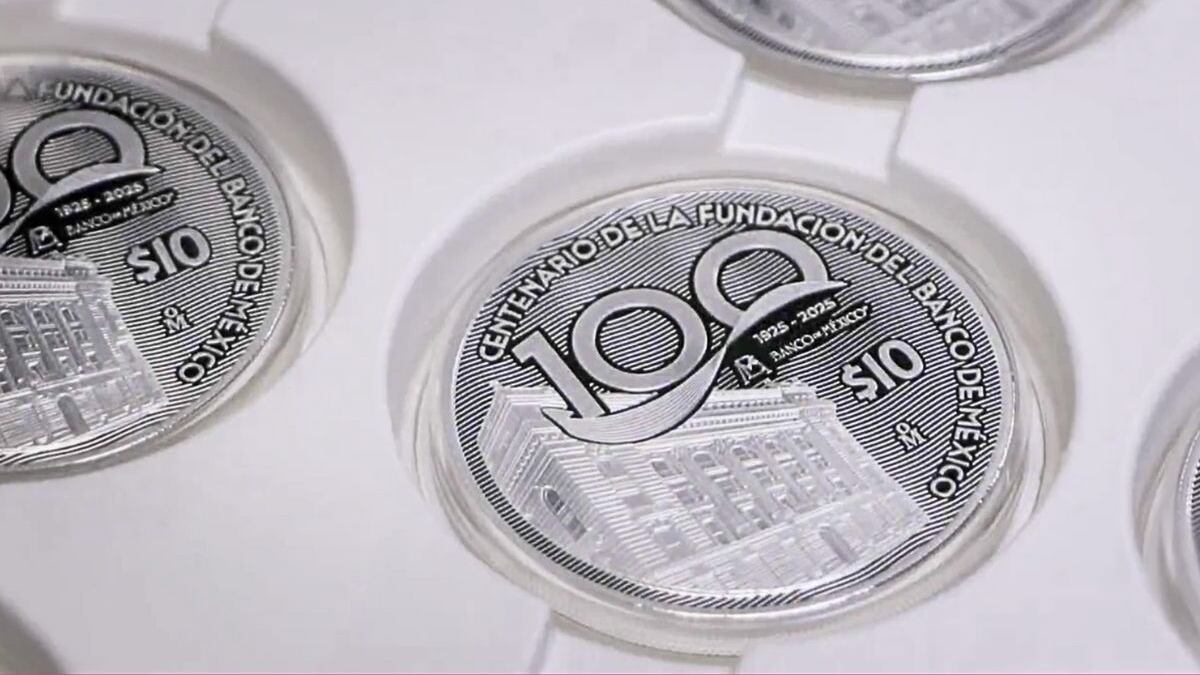 Banco de México lanza moneda conmemorativa de plata por su centenario: ¿Dónde comprarla y cuánto cuesta?