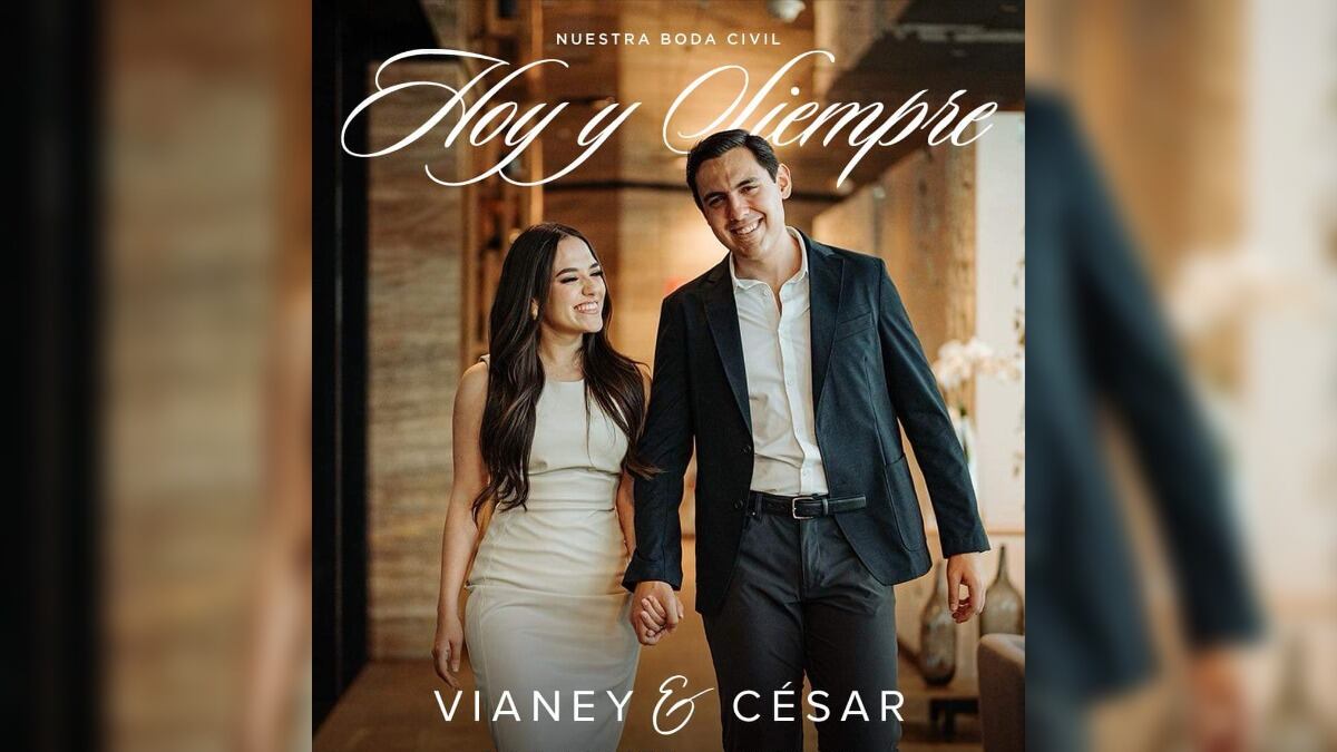 Vianey y César se comprometieron en enero de este año.