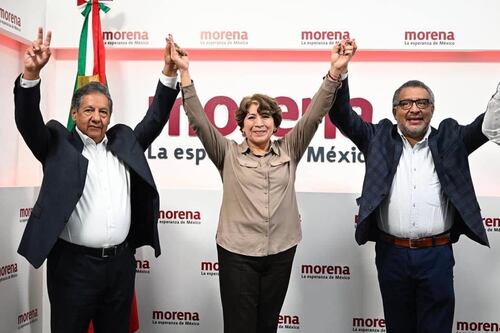 Delfina Gómez integra a Horacio Duarte e Higinio Martínez a su equipo rumbo a elecciones en Edomex