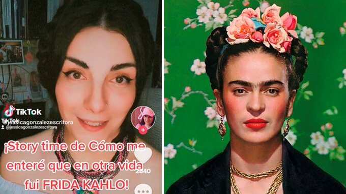 La uruguaya se vio como Frida Kahlo