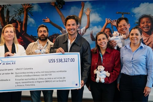 Dr. Simi y UNICEF suman esfuerzos para llevar agua potable en Colombia