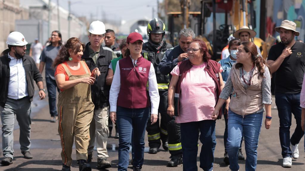 Claudia Sheinbaum recorrió la Central de Abasto en la CDMX