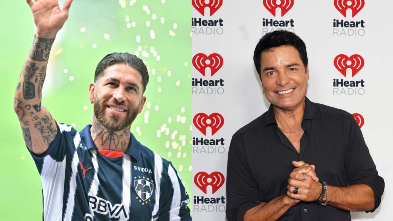 Sergio Ramos y Chayanne