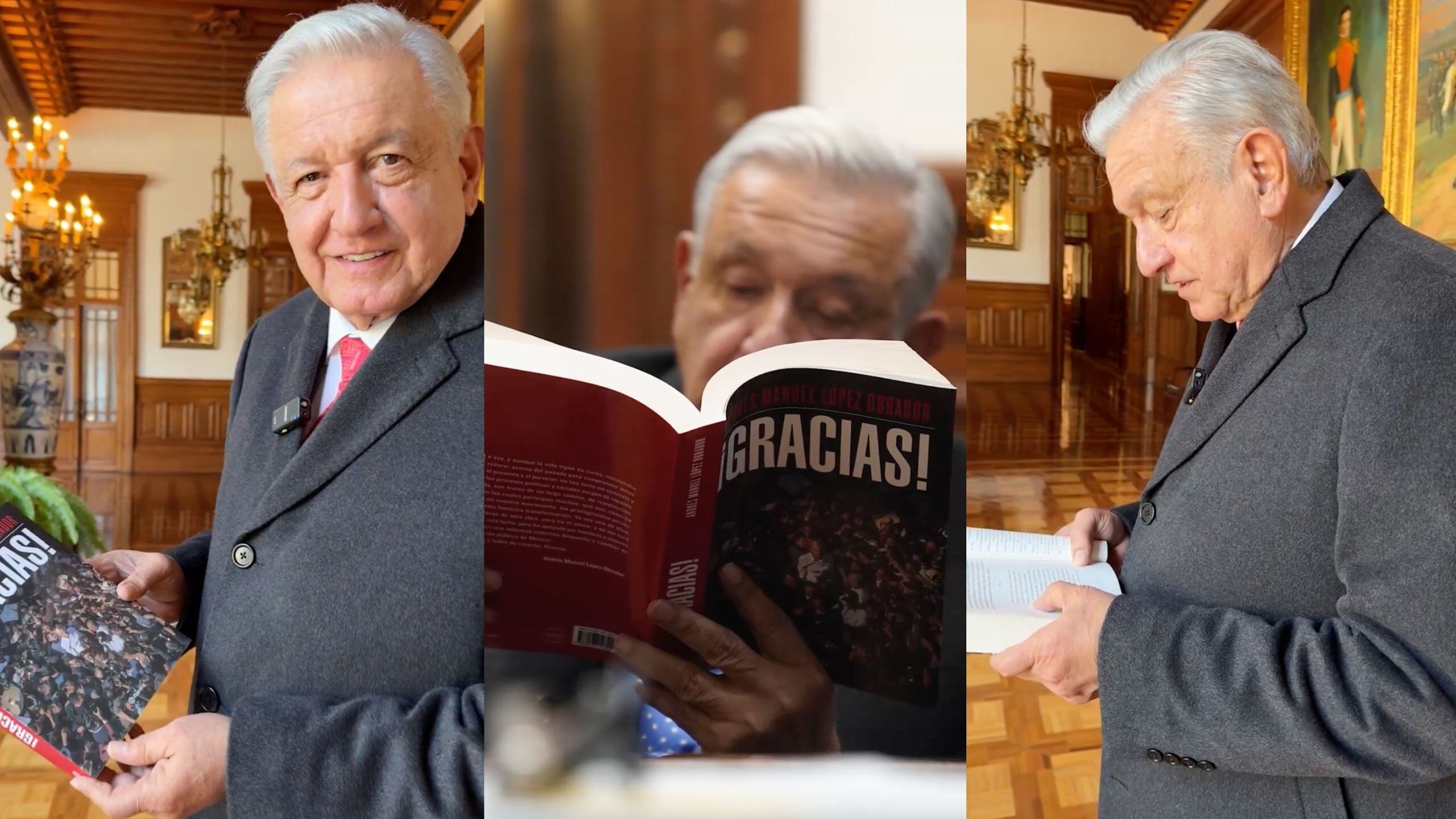 “¡Gracias! “, el nuevo libro de AMLO