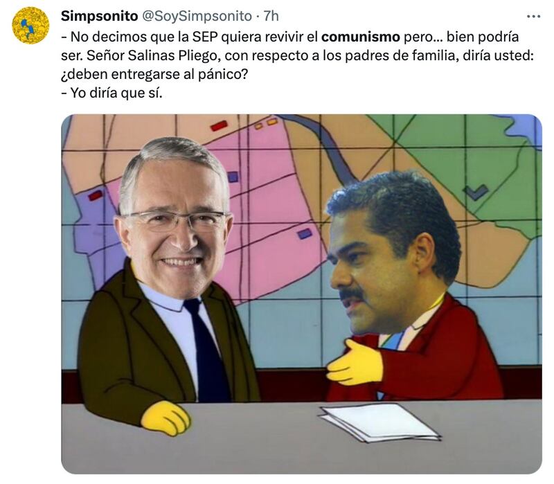 Memes de los libros de texto de la SEP.