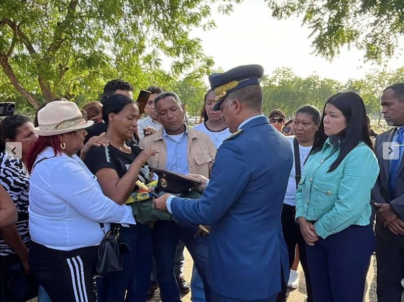Soldado venezolano muerto
