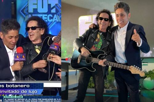 Alex Lora y Jorge Campos se avientan ‘palomazo’ en pleno Viernes Botanero
